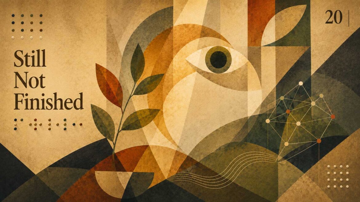 Illustration representing Antardrishti’s continuing journey through community, accessibility, ideas and social change
